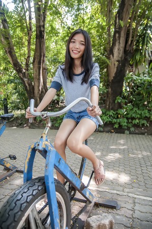 Exercise makes women beautiful bodyの写真素材