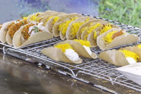 Traditional sweet cakes, in the market to Thailandの写真素材