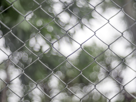 Construction grid on the blurred background. Lattice fenceの写真素材