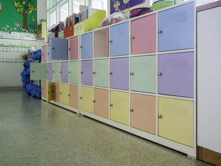 Tier box locker schoolchildrenの写真素材