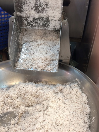 grated coconutの写真素材