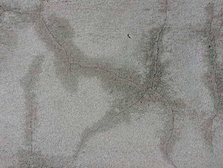 Water out of the cracks of the cement walls.の写真素材