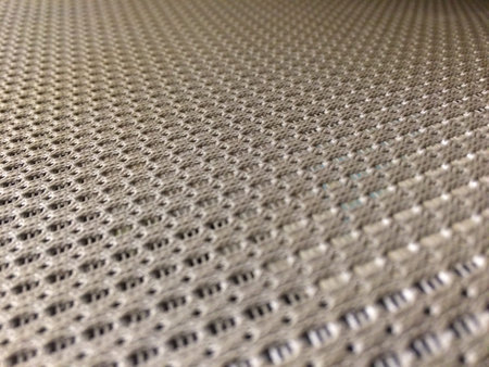 The mesh is stretched so taut