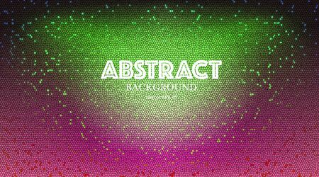A small piece adjacent massively and there are some parts of splashing out on a pink background, purple and green.のイラスト素材