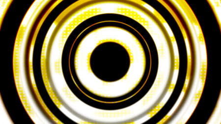 The circles are stacked several and moving continuously.の写真素材
