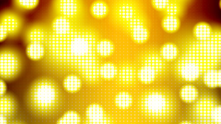 Small circles spread across the area on brightの写真素材