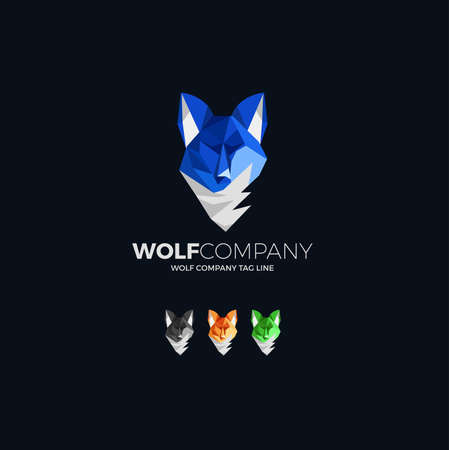 Wolf Iconのイラスト素材