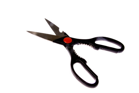 A pair of utility scissors with bottle opener as well. 