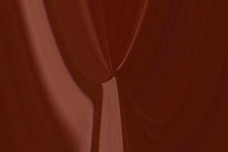 A computer generated background abstract in a red draped pattern. の写真素材