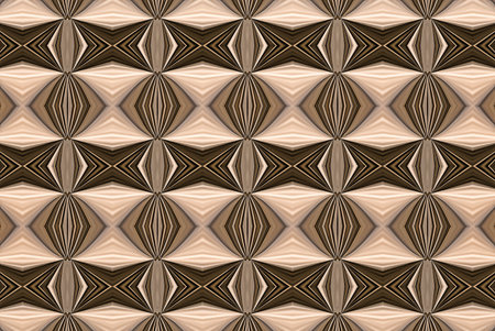 A digitally generated image using a set of algorithms on an original photo creating shapes that with...