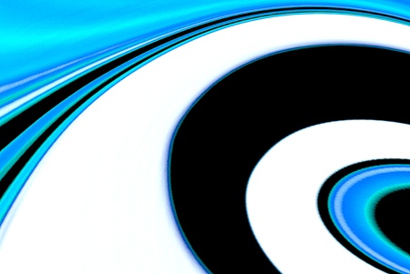 A digitally generated image using a set of algorithms on an original photo creating curves.の写真素材