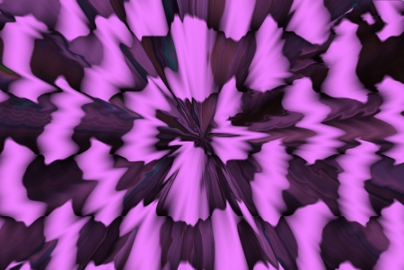 A digitally generated image using a set of algorithms on an original photo creating a look of a explosion of flower petals. の写真素材
