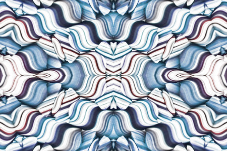 A digitally generated image using a set of algorithms on an original photo creating lines and shapes...