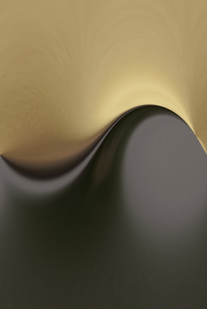 A digitally generated image using a set of algorithms on an original photo of a cup on a rain chain.の写真素材