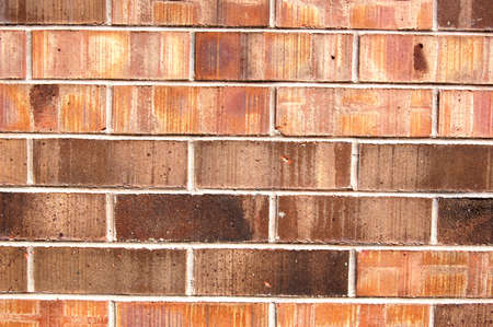 Weathered Brown Brick Wallの写真素材