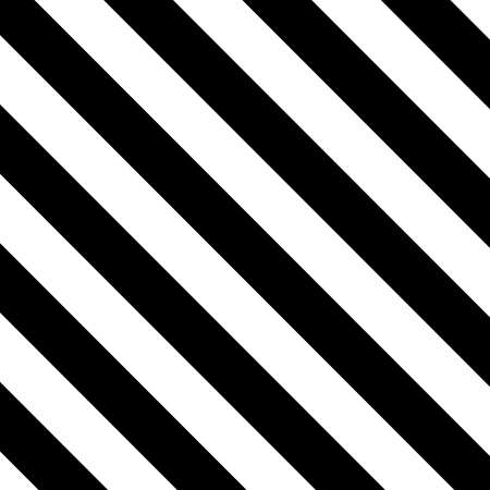 Simple Black and White Diagonal Stripes Patternの写真素材