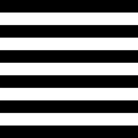 Simple Horizontal Alternating Black and White Stripes Patternの写真素材
