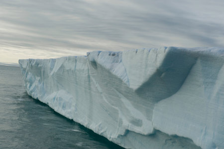 An awesome view of a very large iceberg in the Arctic