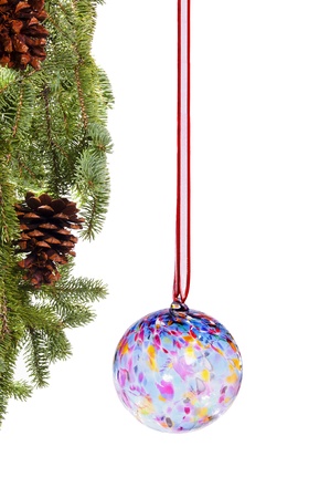 Handmade glass ballの写真素材