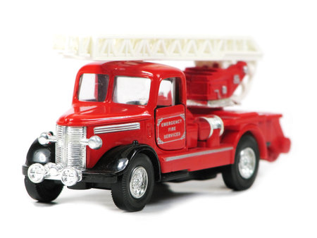Vintage fire engine toy