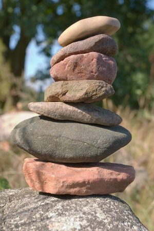 Stack of stones.