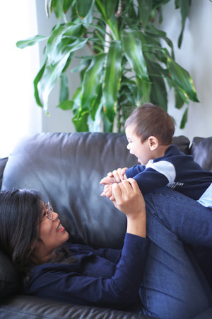 Playtime with mom