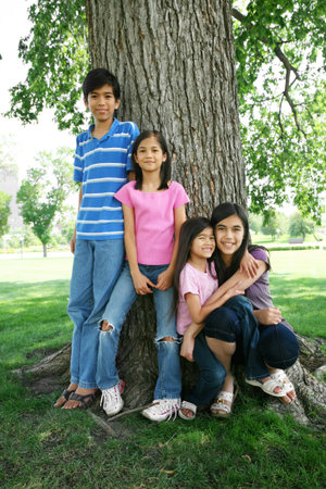 Beautiful brother and sisters