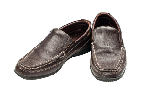 Old Brown leather shoes