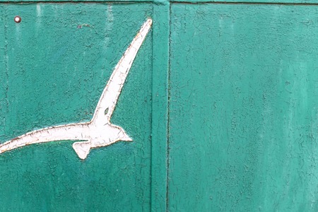 Worn rusty metal texture backgroundの写真素材