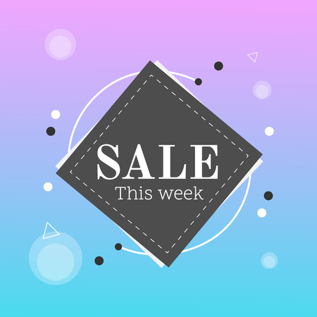 Vector design element. Vector label tag. Isolated background. Graphic design element. Happy new year. Christmas sale banner set.のイラスト素材