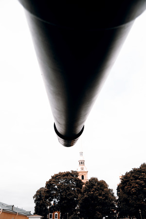 big cannon - St.Petersburg, Russiaの写真素材