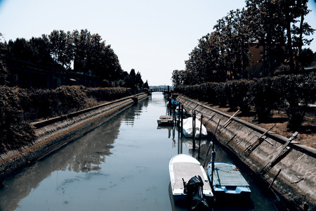Canal in Venezia - Italyの写真素材