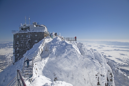 View from Lomnicky stit - peak in High Tatras, Slovakia のeditorial素材