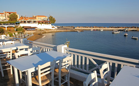Small village Panormo at Crete, Greece