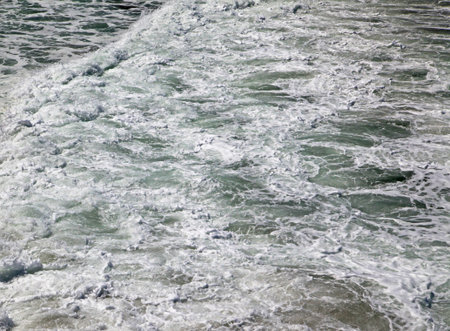 Stormy sea at Crete, Greece