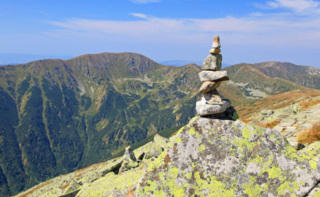 View from Derese - Low Tatras mountains, Slovakia 