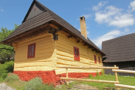 Vlkolinec - picturesque historical village in Slovakiaのeditorial素材