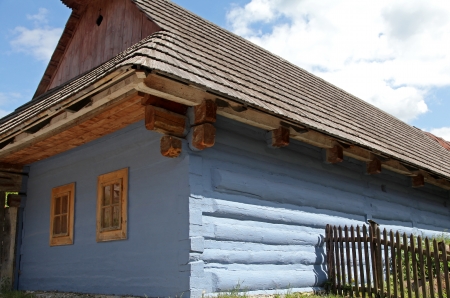 Vlkolinec - picturesque historical village in Slovakiaのeditorial素材