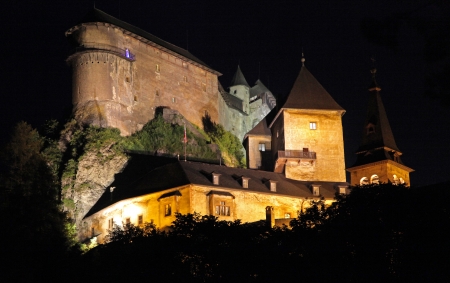 Oravsky hrad - Orava castle in Slovakiaのeditorial素材