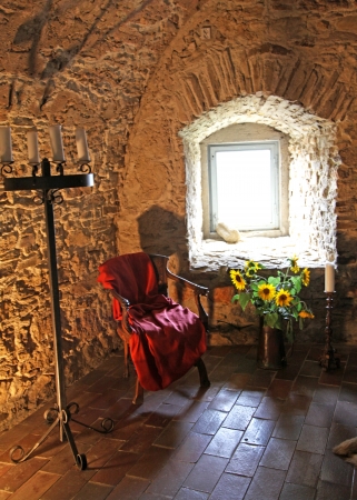 Interior of Spis Castle, Slovakiaのeditorial素材