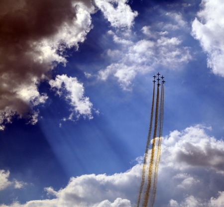 Slovak International Air Fest 2013 at airport Sliacの写真素材