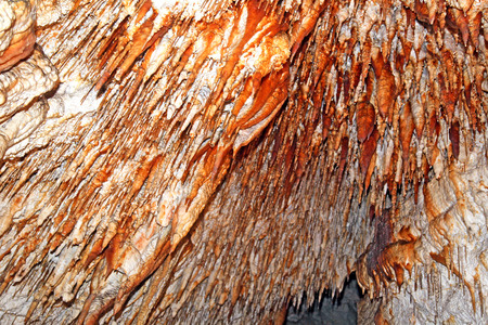 DEMANOVA, SLOVAKIA - FEBRUARY 8: Interior of beautiful Demanovska cave of liberty on February 8, 2014 in Demanovaのeditorial素材