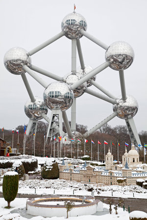 Brussel  Belgium  typical architecture old architectureのeditorial素材