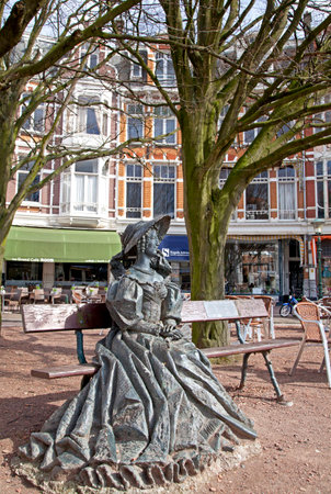 Architecture in city Den Haag (The Haque), Netherlandsのeditorial素材