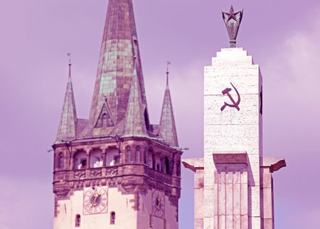 Centre of city Presov, Slovakia