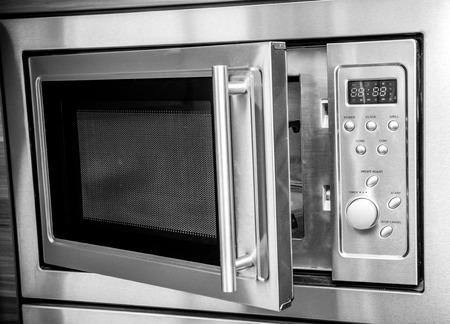 Open microwaveの写真素材