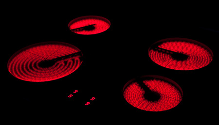 Modern induction hobの写真素材