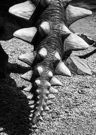 Tailof dinosaur Segnosaurusのeditorial素材