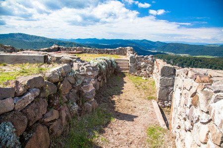 Castle Pusty hrad at Slovakiaの写真素材