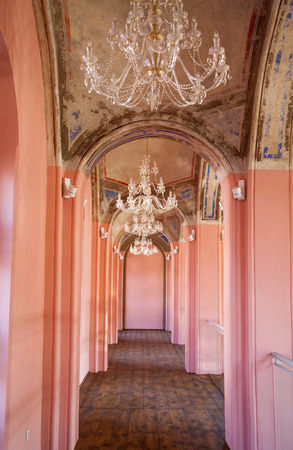 Jewish Synagogue at town Ruzomberok, Slovakiaのeditorial素材